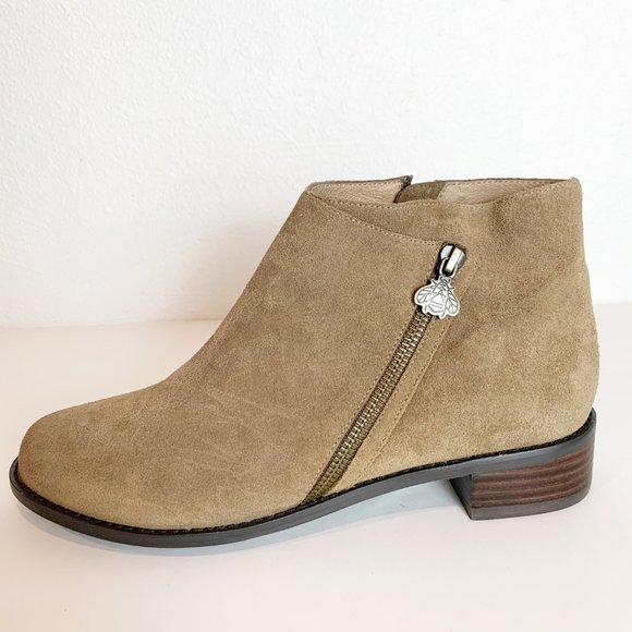 BETTYE MULLER CONCEPT Round toe Beige Suede Bootie - Picture 6 of 10